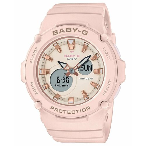 Наручные часы CASIO, желтый, розовый наручные часы casio наручные часы casio baby g bga 290 белый