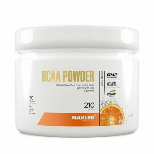 Аминокислоты Maxler BCAA Powder 210г Апельсин