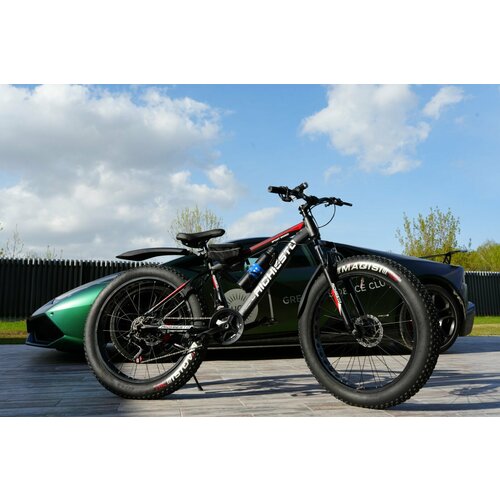 Велосипед Фэтбайк SPR Richiesto 24 Горный Спортивный Взрослый Подростковый черно-красный 27200₽