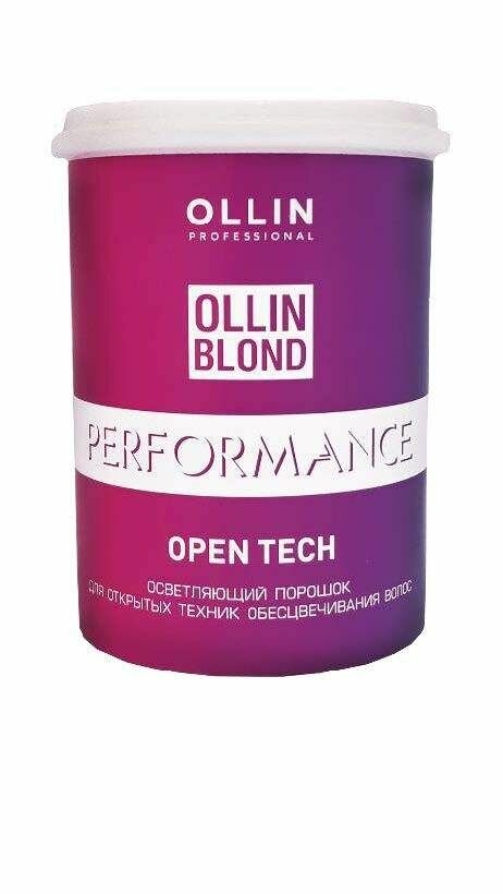 Ollin Blond Performance Порошок для обесцвечивания волос для открытых техник 500г