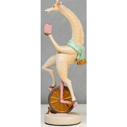 Сувенир полистоун Жираф и моноцикл 36х13х105 см 5340786 3999₽