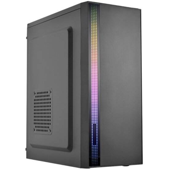 Корпус ATX Filum S17 черный, без БП, RGB strip, USB 3.0/2.0