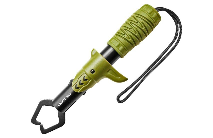 Челюстной захват Hearty Rise Fish Grip HFG-2701 green