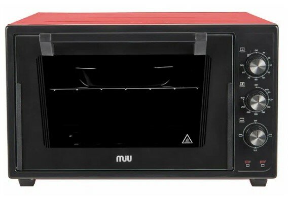 фото Мини-печь MIU 3603 E черно-красная