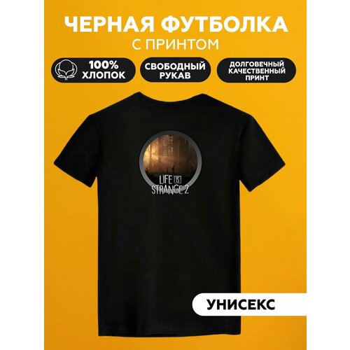 Футболка life is strange 2, размер 5XL, черный life is strange 2 episodes 2 5 bundle для pc