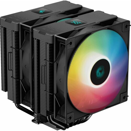 Устройство охлаждения (кулер) DeepCool AG620 Digital Bk ARGB, 120мм, Ret