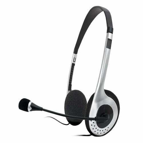 Наушники с микрофоном гарнитура SVEN AP-010MV проводные 2 м с оголовьем черные SV-0410010MV упаковка 2 шт 173600₽