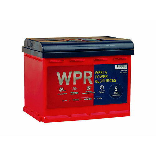 Автомобильный аккумулятор W P R 6СТ-65 VLR (0) (арт. 565108310)