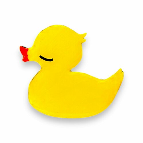 Брошь Ручками-Ручками, желтый