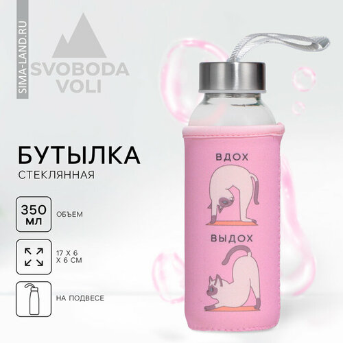 Бутылка для воды Иду гулять в любую погоду, 750 мл