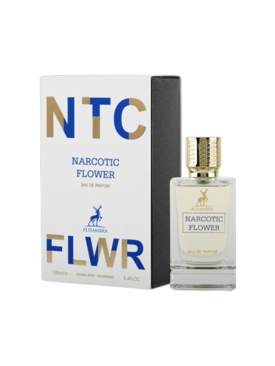 Арабские духи LATTAFA "Narcotic Flower", унисекс, цветочный аромат, 100 мл — фото 1