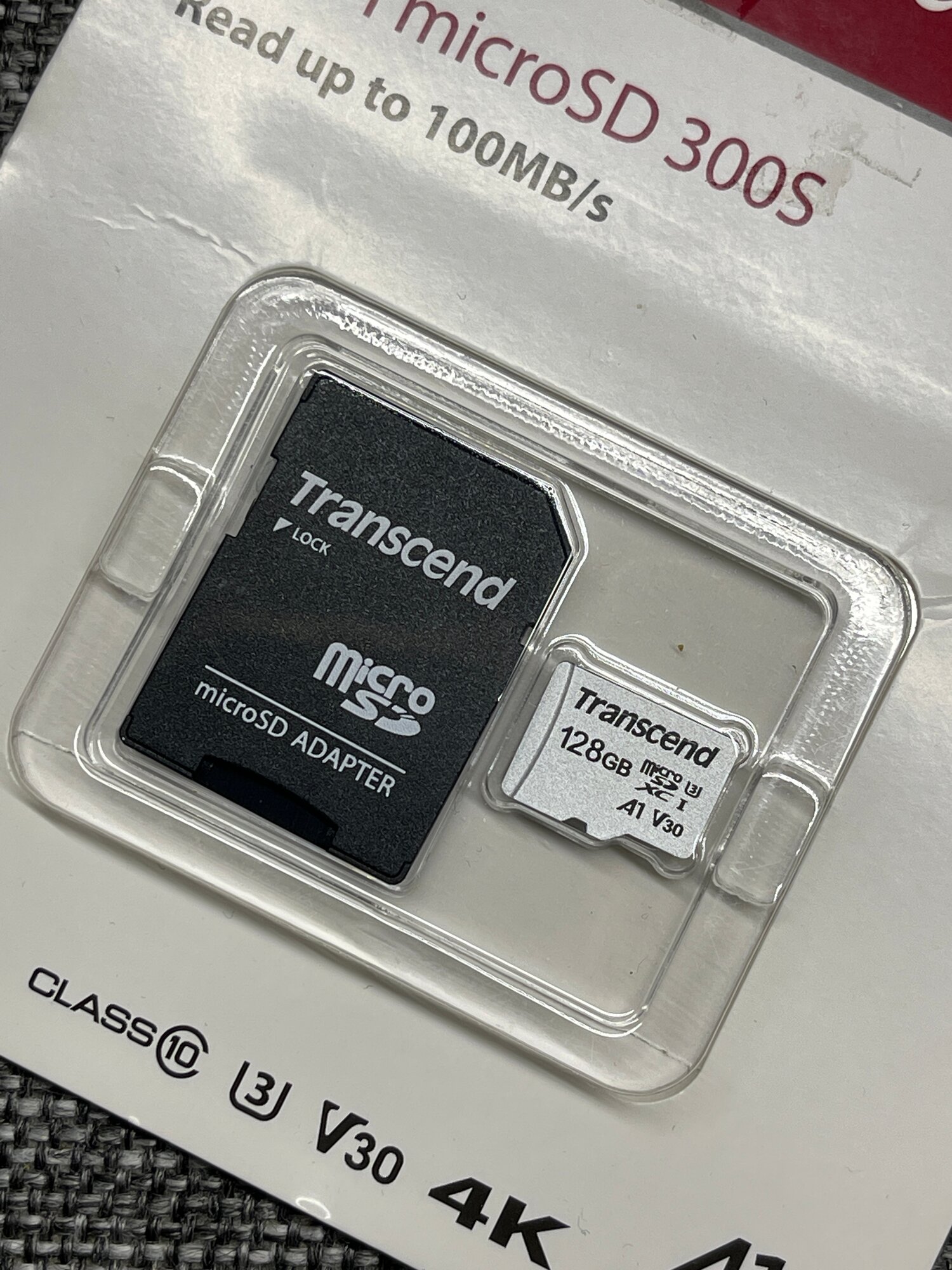 Карта памяти 512GB Transcend microSDXC 300S, A1/UHS-I/V30/U3/Class 10, 95/40MB/s - фото №20