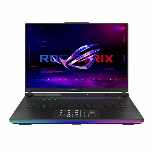 Ноутбук ASUS ROG Strix SCAR 16 2023 G634JZ-NM032 IPS 2K (2560x1600) 90NR0C81-M00390 Черный 16 Intel Core i9-13980HX, 32ГБ DDR5, 1ТБ SSD, GeForce RTX 4080 12ГБ, Без ОС ноутбук asus rog strix scar 16 g634jz nm032 90nr0c81 m00390 core i9 2200 mhz 13980hx 32gb 1024 gb ssd 16 2560x1600 nvidia geforce rtx 4080 gddr6