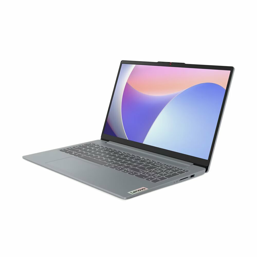 Ноутбук Lenovo IdeaPad 3 Slim 15IAH8 15.6" FHD IPS 300N/i5-12450H/16Gb/512Gb SSD/UMA/DOS/Arctic Grey/ Русская раскладка