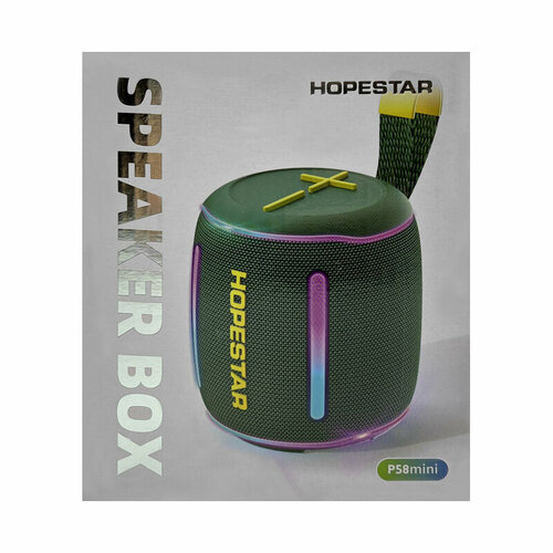 Портативная колонка Hopestar P58 mini зеленый 295100₽