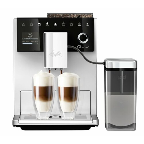 Кофемашина Melitta CI Touch Argent 630-111 кофемашина melitta caffeo ci touch 1450вт черный f 630 102