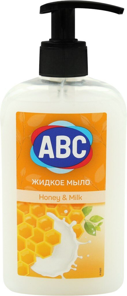 Туалетное мыло жидкое ABC Молоко и мёд, 400 мл