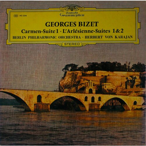 Виниловая пластинка GEORGES BIZET Carmen-Suite 1 L'Arlesienne-Suites 1&2 BERLIN PHILHARMONIC ORCHESTRA HERBERT VON KARAJAN, LP