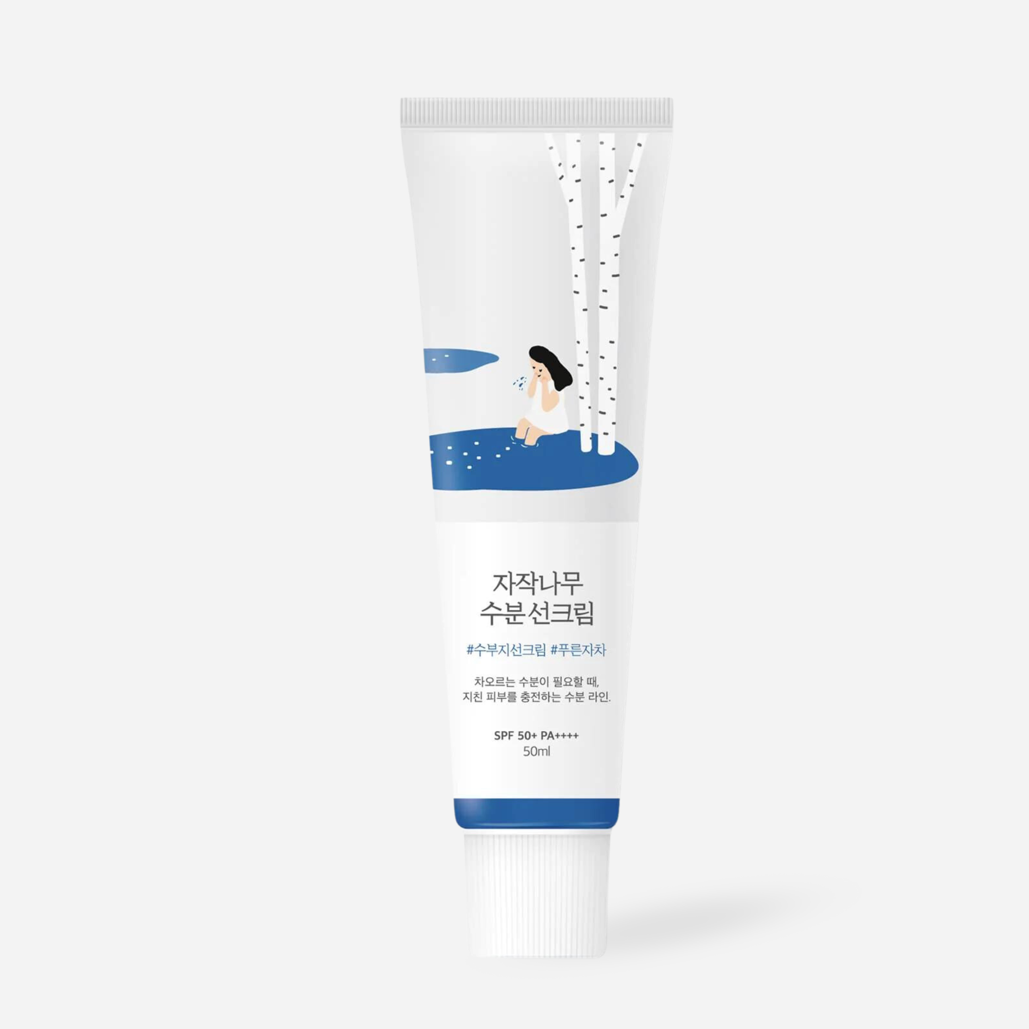 ROUND LAB / Увлажняющий солнцезащитный крем Round Lab Birch Juice Moisturizing Sun Cream SPF50+ PA++++ 50ml