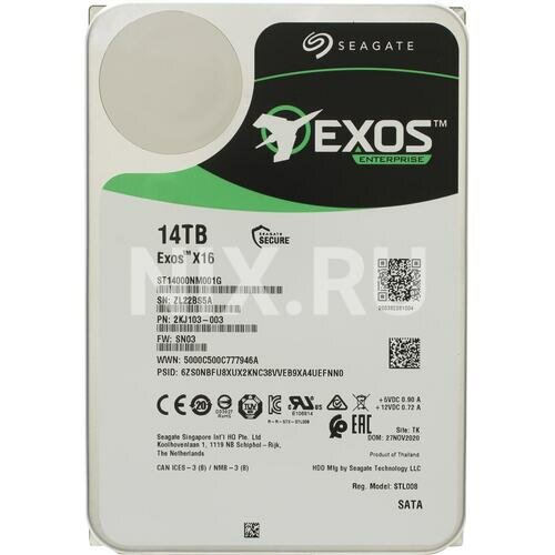 Жесткий диск Seagate Exos X16 ST14000NM001G