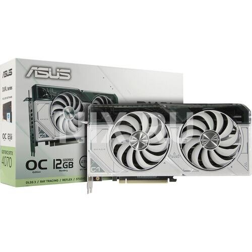 Видеокарта Asus DUAL DUAL-RTX4070-012G-WHITE