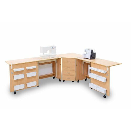 Стол для швейной машины и оверлока до 10кг Комфорт-6 Кендал 71000₽