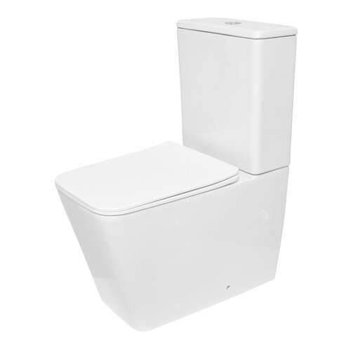 Унитаз напольный San More Ispirare SMT971910/SMT971906 с сиденьем микролифт, белый