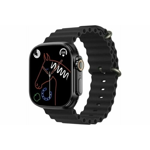 Hoco Умные часы y12 ultra smart watch черные 0L-00057814 553000₽