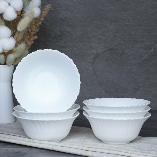 Набор салатников 6 штук 300 мл 