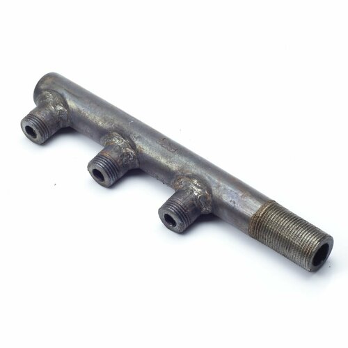 Газовая гребёнка F-образная (3/4*1/2*1/2*1/2) удлинённая