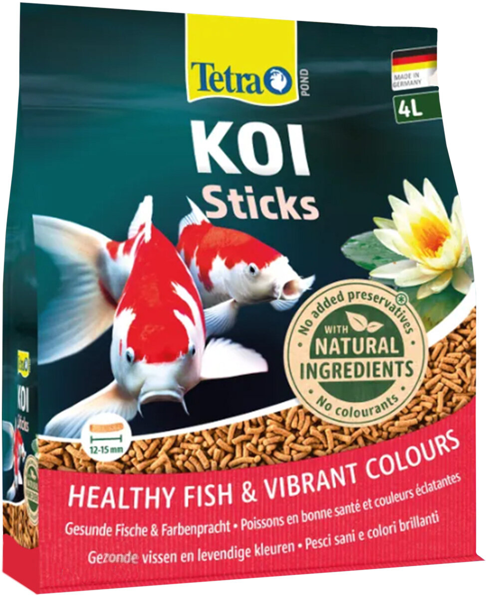 TETRA POND KOI STICKS корм гранулы для прудовых рыб (4 л х 2 шт)