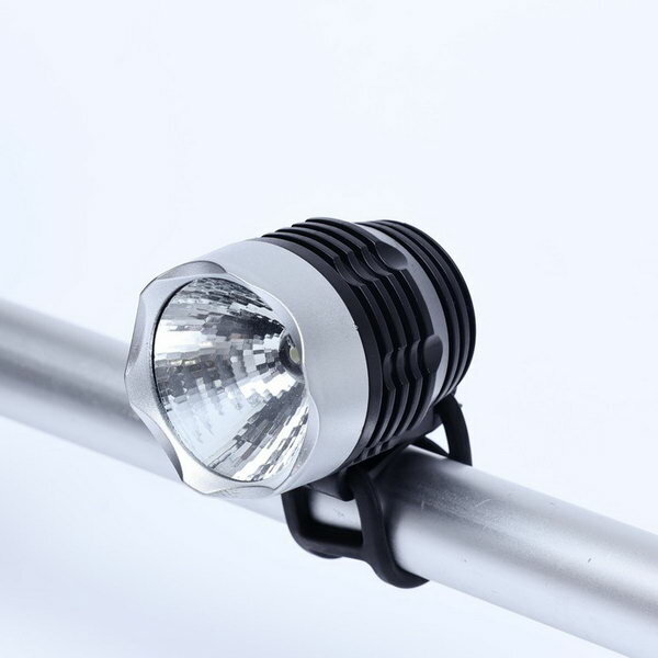 фото Фонарь велосипедный 3 Вт, 120 Лм, CR2032, 1 режим, серый