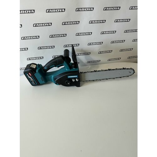 Цепная аккумуляторная пила 12 дюймов FABOYA , 2 акб, 4 ач.