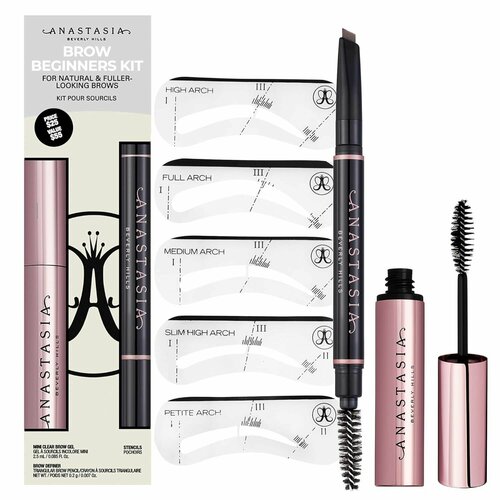 ANASTASIA BEVERLY HILLS Набор для бровей с трафаретами Brow Beginners Kit Taupe 5590₽