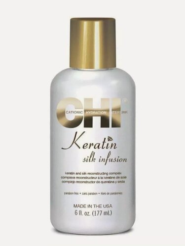 Изображение товара CHI KeratinSilk Жидкий шелк Шелковая инфузия 177 ml