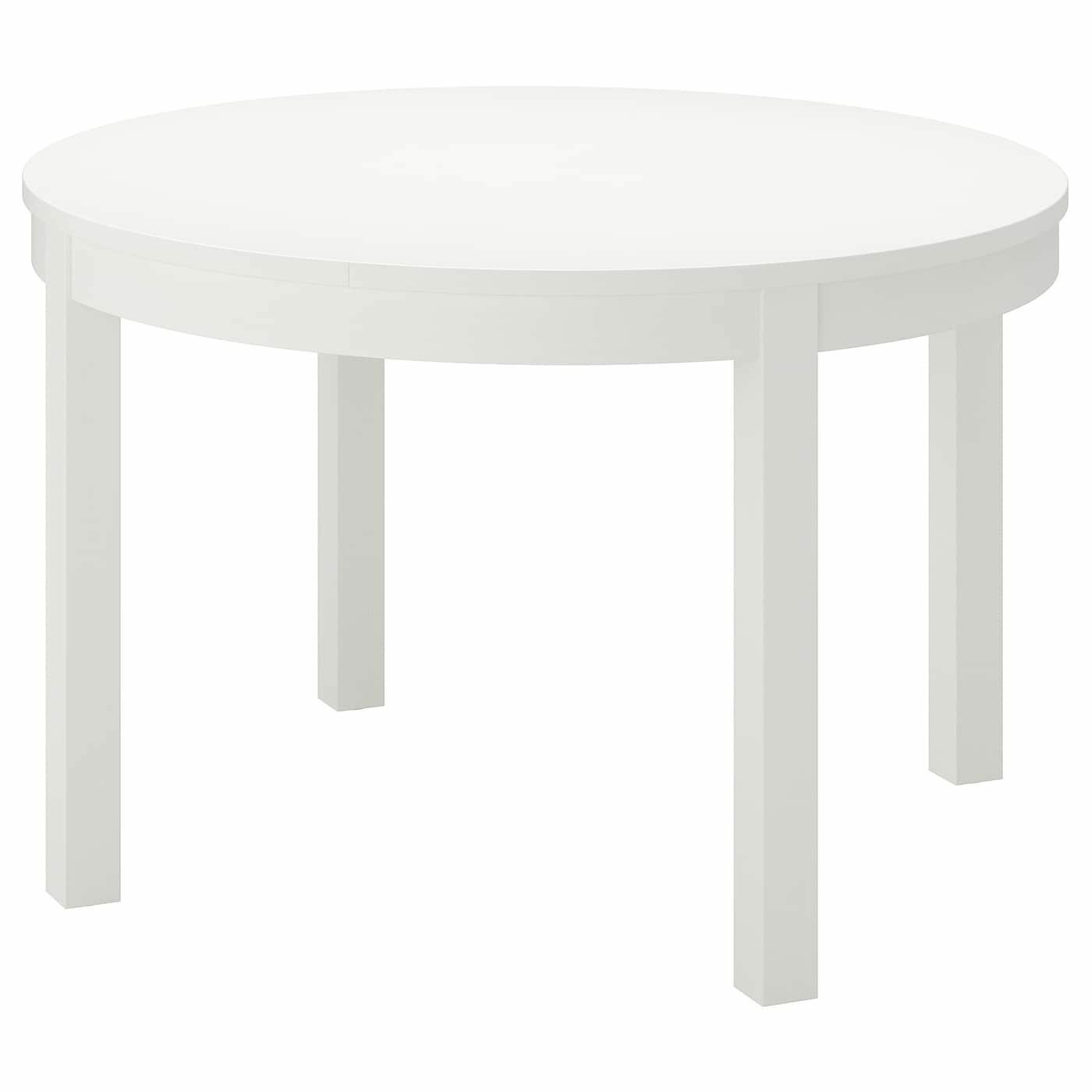 фото BJURSTA Раздвижной стол IKEA, белый 115/166 см (30385416)
