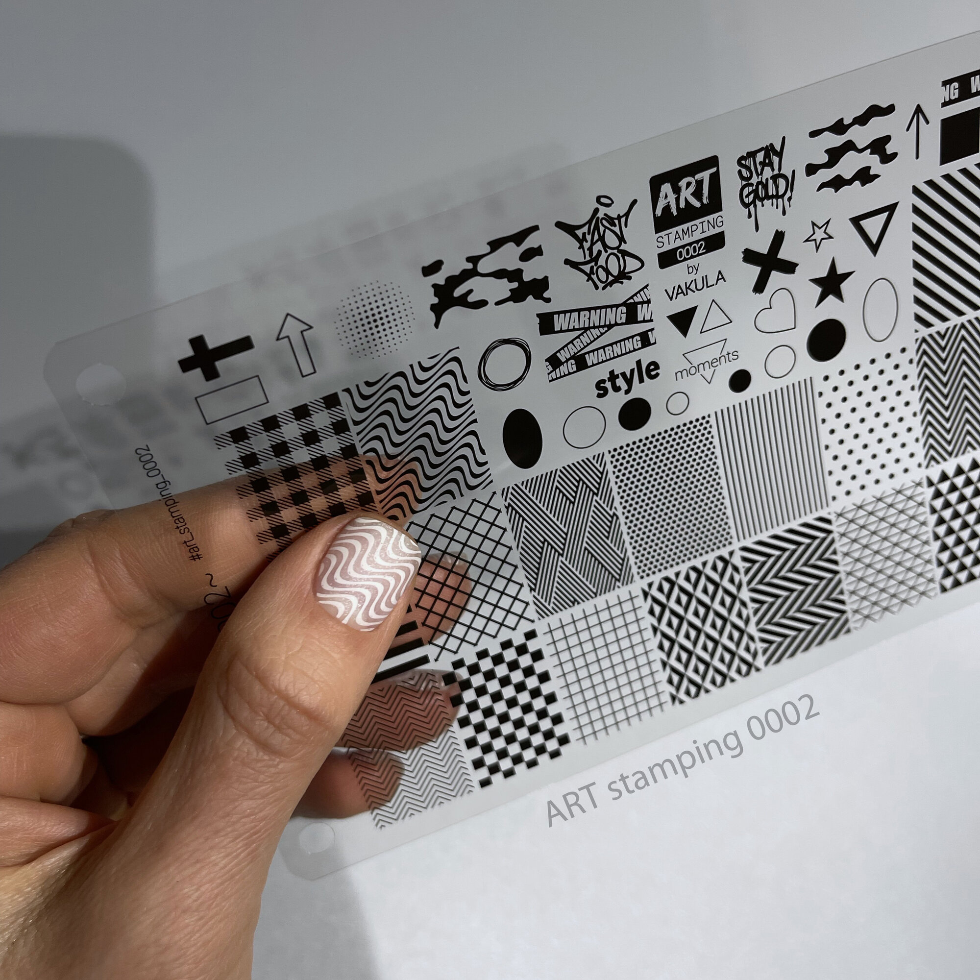 ART Stamping Матовая пластина для стемпинга 02 — фото 1