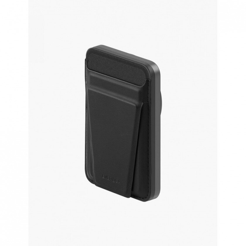 Внешний аккумулятор-кардхолер EnergEa MagWallet Card MagSafe 10000мАч Black черный MW-CARD-10K — фото 1