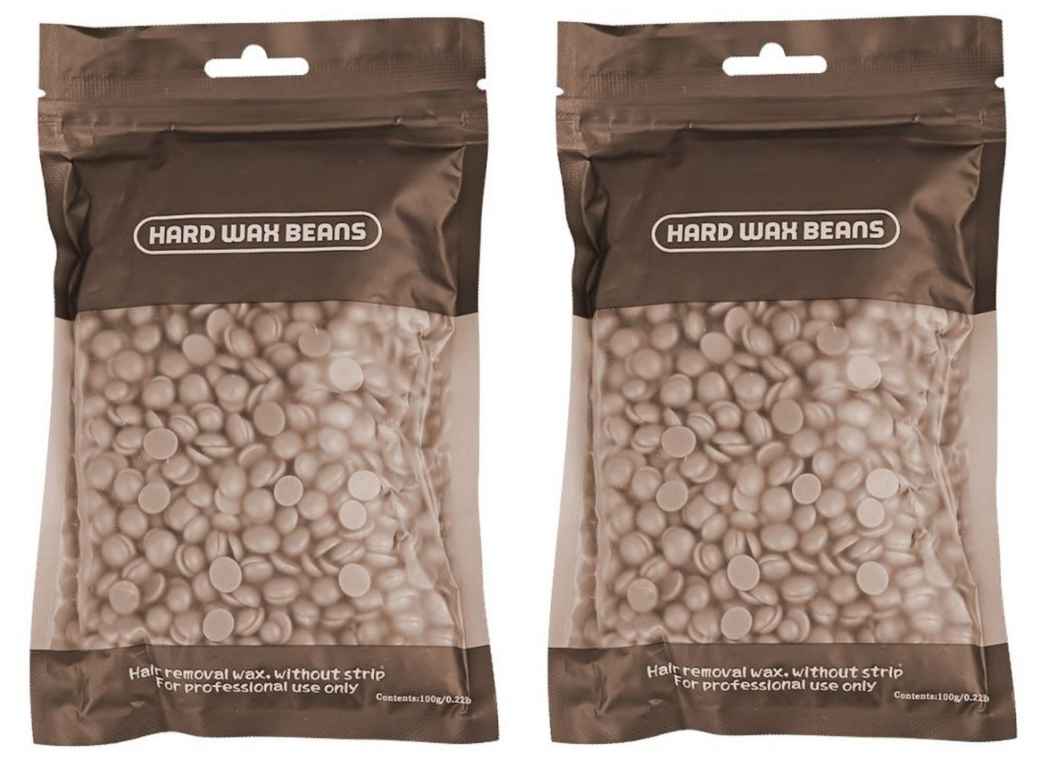 Воск JessNail для депиляции пленочный, Шоколад, 100 гр, 2 шт