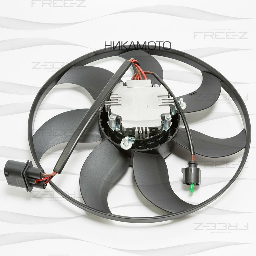 FREE-Z KM0128 Вентилятор радиатора VAG A3/PASSAT/G5/OCTAVIA/SUPERB/YETI 03-