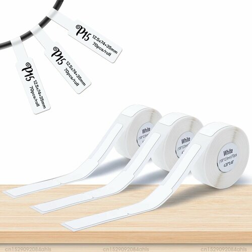 UniPlus P15 Термопринтер для этикеток Bluetooth, 3PK YL Cable