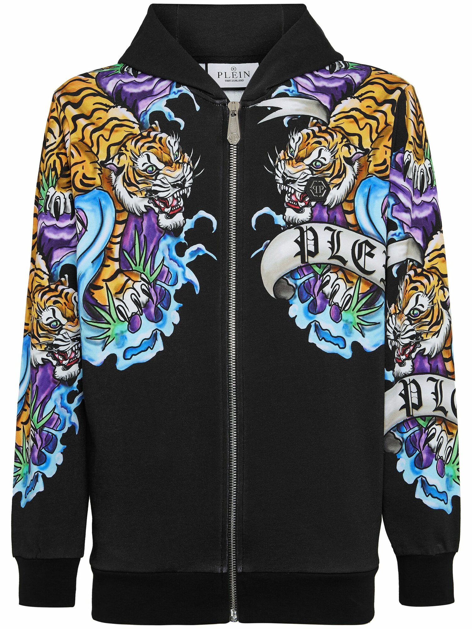 Толстовка PHILIPP PLEIN, размер XXL, , черный