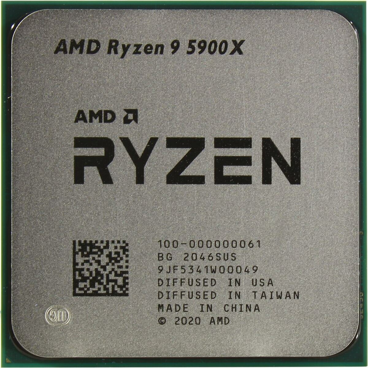 Amd Процессор AMD Ryzen 9 5900X BOX (без кулера) (100-100000061)