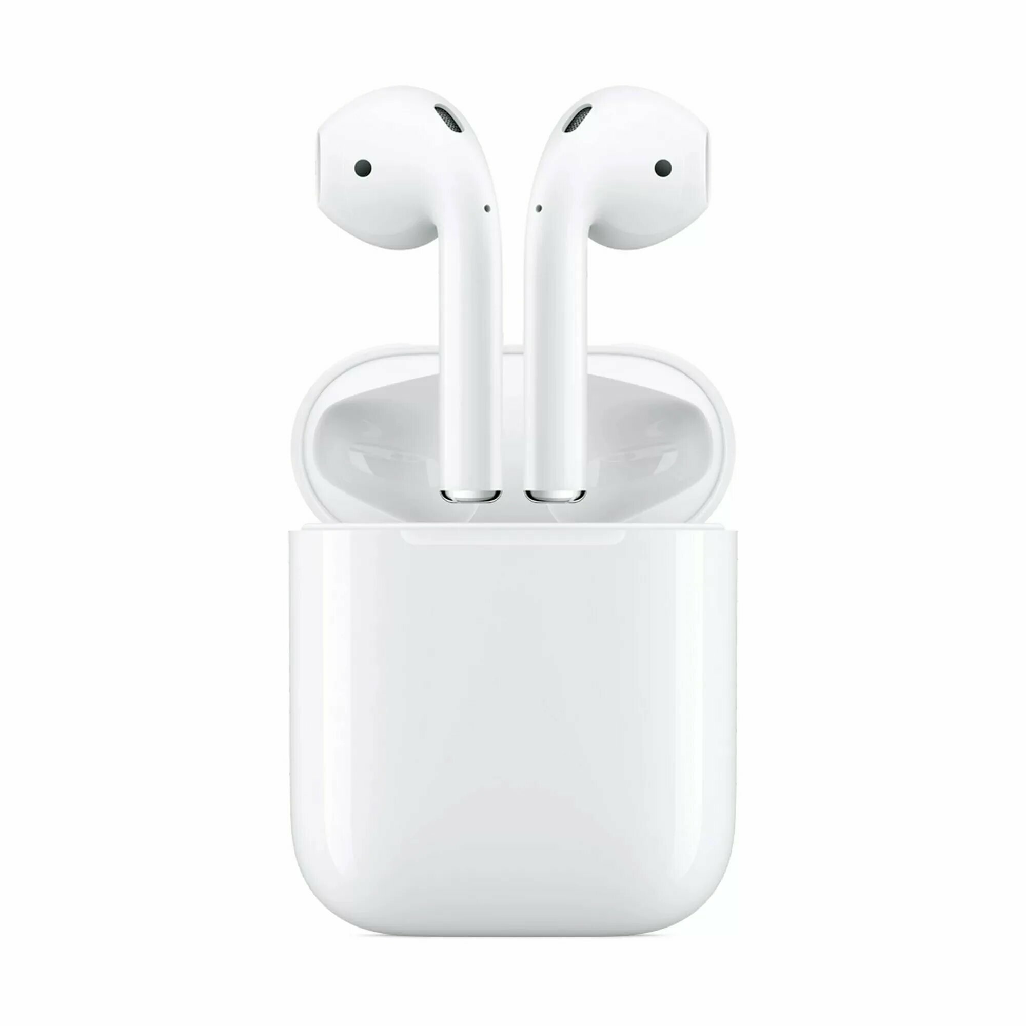 Беспроводные наушники Apple AirPods 2 с зарядным футляром (MV7N2), белый, 2019г.