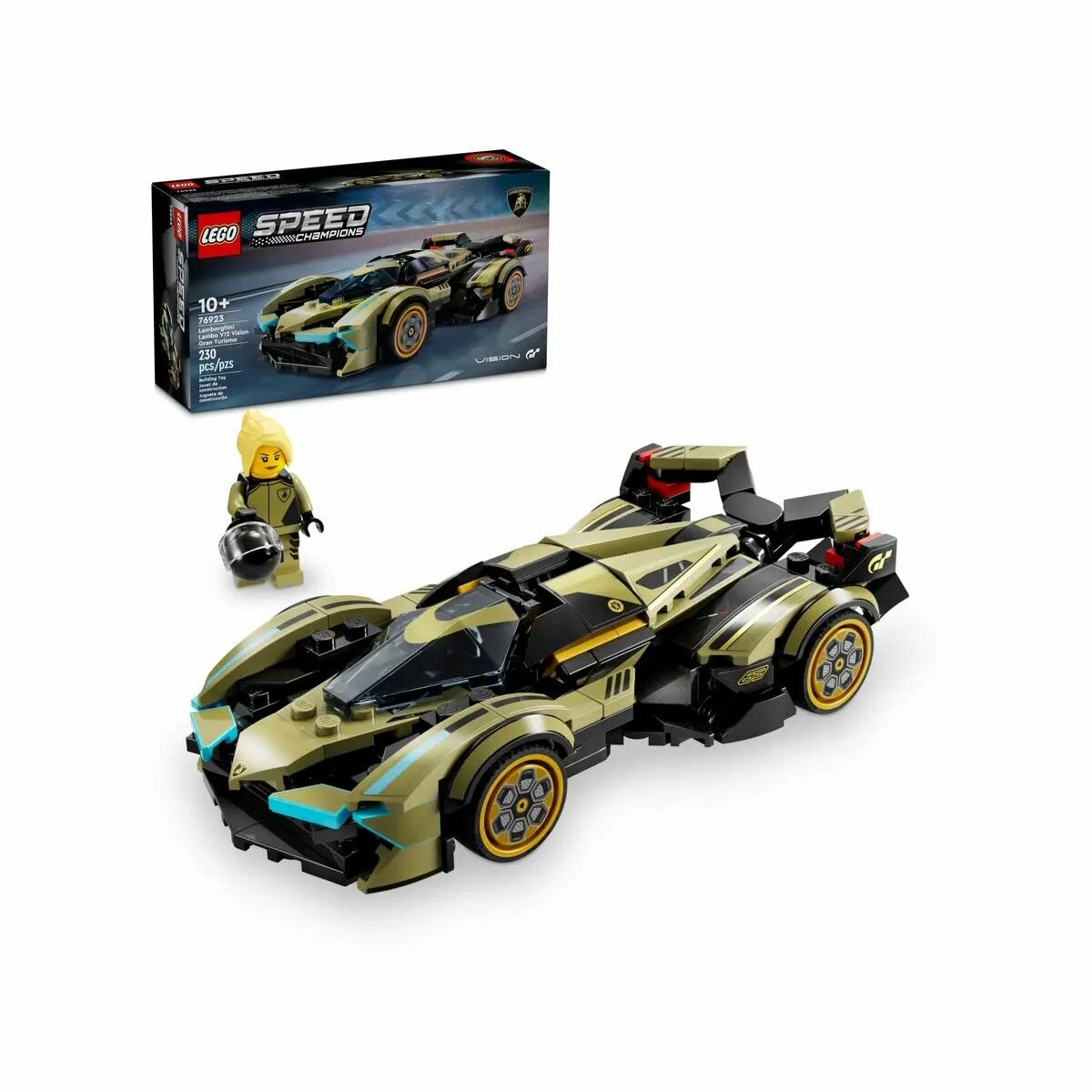 76923 Пластиковый Конструктор LEGO Speed Champions 76923 Суперкар Lamborghini Lambo V12 Vision GT