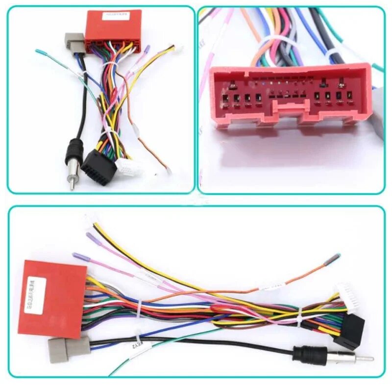Автомобильный радиоприемник Canbus Box MZ-SS-06/MZ-SS-02/RP5-MZ-002 для MAZDA/CX-7/3 2014 года, для 2004-2009 MAZDA 3/AELA, жгут проводов, кабель питания, canbus cable set 1 — фото 1