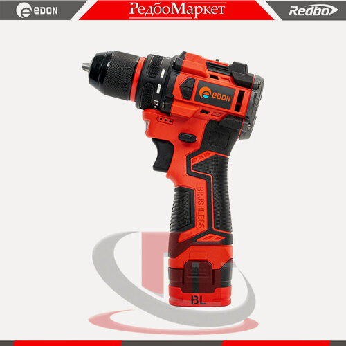 Изображение товара Дрель-шуруповерт аккумуляторная Edon UAD-16BL бесщеточная