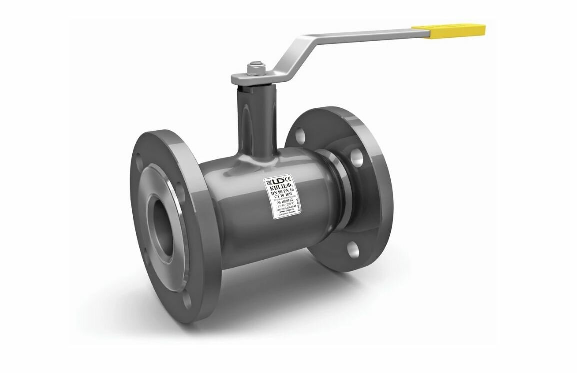 Кран шаровый LD кшцф Ду100 Ру16 (КШ. Ц. Ф.100.016. Н/П.02, L230, Т200)