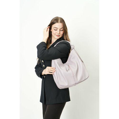 фото Сумка шоппер cityvalise, фиолетовый, розовый, серый