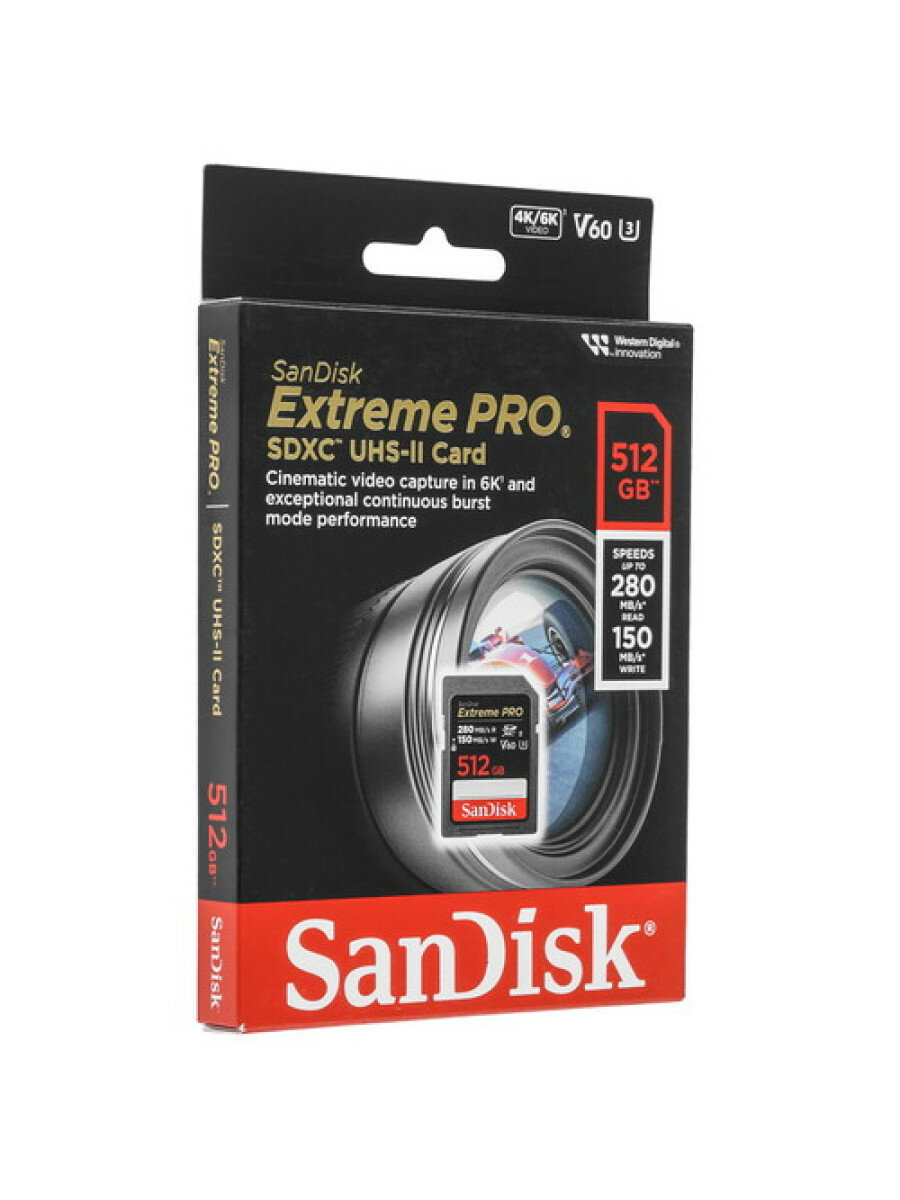 Карта памяти SanDisk Extreme Pro SDXC 512 ГБ [SDSDXEP-512G-GN4IN]